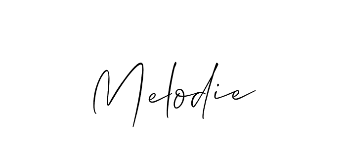 Best and Professional Signature Style for Melodie. Allison_Script Best Signature Style Collection. Melodie signature style 2 images and pictures png