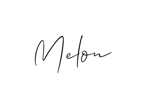 Similarly Allison_Script is the best handwritten signature design. Signature creator online .You can use it as an online autograph creator for name Melon. Melon signature style 2 images and pictures png