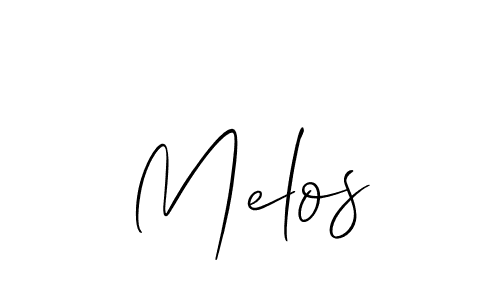 Melos stylish signature style. Best Handwritten Sign (Allison_Script) for my name. Handwritten Signature Collection Ideas for my name Melos. Melos signature style 2 images and pictures png