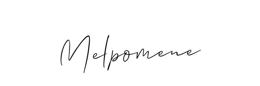 Also we have Melpomene name is the best signature style. Create professional handwritten signature collection using Allison_Script autograph style. Melpomene signature style 2 images and pictures png