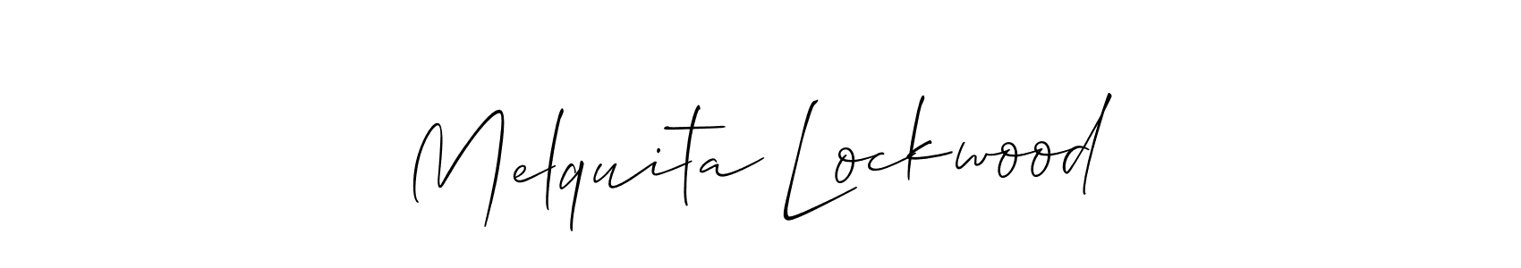 Here are the top 10 professional signature styles for the name Melquita Lockwood. These are the best autograph styles you can use for your name. Melquita Lockwood signature style 2 images and pictures png