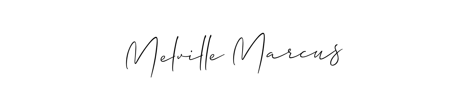 Also You can easily find your signature by using the search form. We will create Melville Marcus name handwritten signature images for you free of cost using Allison_Script sign style. Melville Marcus signature style 2 images and pictures png