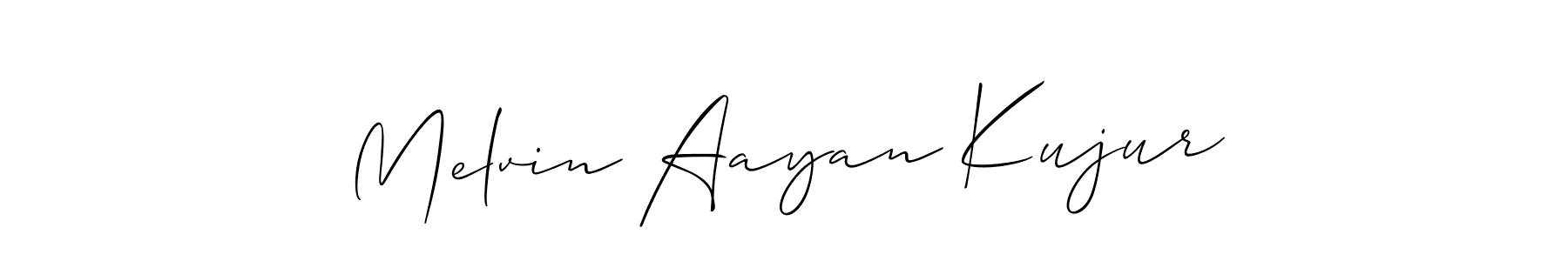 It looks lik you need a new signature style for name Melvin Aayan Kujur. Design unique handwritten (Allison_Script) signature with our free signature maker in just a few clicks. Melvin Aayan Kujur signature style 2 images and pictures png