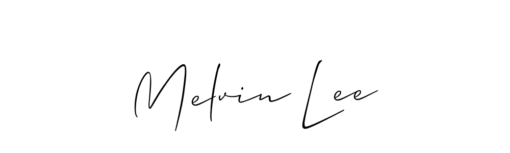 You should practise on your own different ways (Allison_Script) to write your name (Melvin Lee) in signature. don't let someone else do it for you. Melvin Lee signature style 2 images and pictures png