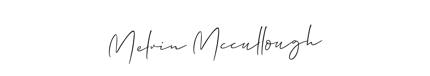 Melvin Mccullough stylish signature style. Best Handwritten Sign (Allison_Script) for my name. Handwritten Signature Collection Ideas for my name Melvin Mccullough. Melvin Mccullough signature style 2 images and pictures png