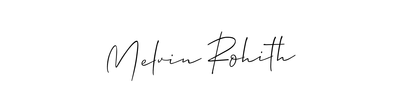 How to Draw Melvin Rohith signature style? Allison_Script is a latest design signature styles for name Melvin Rohith. Melvin Rohith signature style 2 images and pictures png