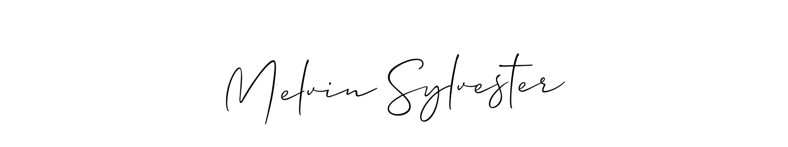 Make a short Melvin Sylvester signature style. Manage your documents anywhere anytime using Allison_Script. Create and add eSignatures, submit forms, share and send files easily. Melvin Sylvester signature style 2 images and pictures png