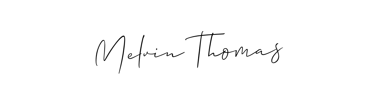 It looks lik you need a new signature style for name Melvin Thomas. Design unique handwritten (Allison_Script) signature with our free signature maker in just a few clicks. Melvin Thomas signature style 2 images and pictures png
