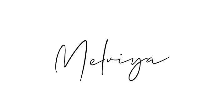 You can use this online signature creator to create a handwritten signature for the name Melviya. This is the best online autograph maker. Melviya signature style 2 images and pictures png