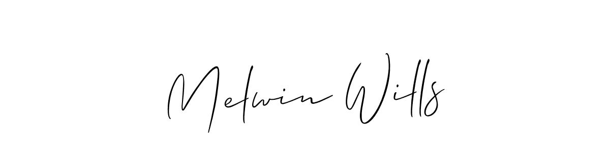 You can use this online signature creator to create a handwritten signature for the name Melwin Wills. This is the best online autograph maker. Melwin Wills signature style 2 images and pictures png