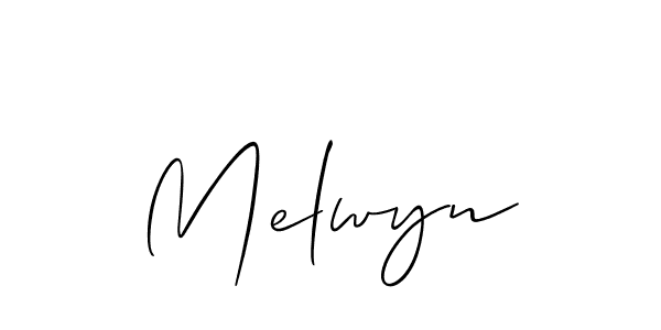 Make a beautiful signature design for name Melwyn. Use this online signature maker to create a handwritten signature for free. Melwyn signature style 2 images and pictures png