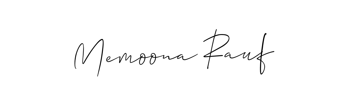 Best and Professional Signature Style for Memoona Rauf. Allison_Script Best Signature Style Collection. Memoona Rauf signature style 2 images and pictures png