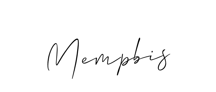 if you are searching for the best signature style for your name Mempbis. so please give up your signature search. here we have designed multiple signature styles  using Allison_Script. Mempbis signature style 2 images and pictures png