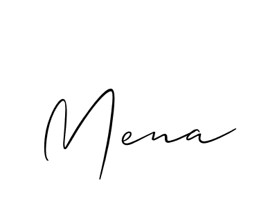 if you are searching for the best signature style for your name Mena. so please give up your signature search. here we have designed multiple signature styles  using Allison_Script. Mena signature style 2 images and pictures png