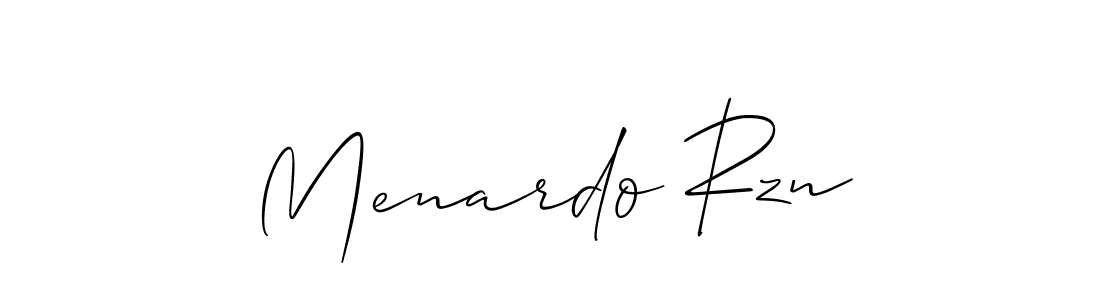 Check out images of Autograph of Menardo Rzn name. Actor Menardo Rzn Signature Style. Allison_Script is a professional sign style online. Menardo Rzn signature style 2 images and pictures png