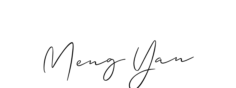 Make a beautiful signature design for name Meng Yan. Use this online signature maker to create a handwritten signature for free. Meng Yan signature style 2 images and pictures png