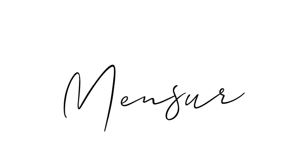 Similarly Allison_Script is the best handwritten signature design. Signature creator online .You can use it as an online autograph creator for name Mensur. Mensur signature style 2 images and pictures png