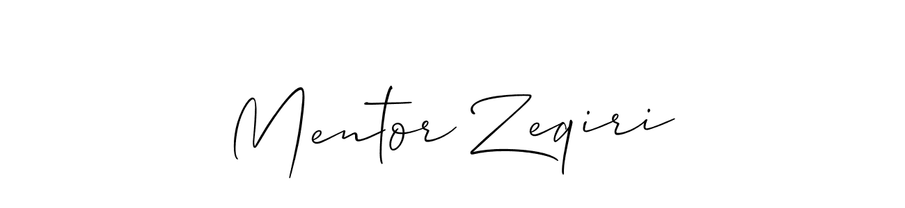 Make a beautiful signature design for name Mentor Zeqiri. Use this online signature maker to create a handwritten signature for free. Mentor Zeqiri signature style 2 images and pictures png