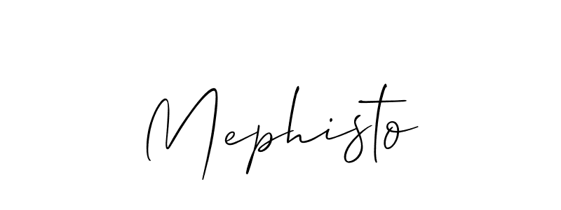 How to Draw Mephisto signature style? Allison_Script is a latest design signature styles for name Mephisto. Mephisto signature style 2 images and pictures png