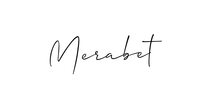 How to Draw Merabet signature style? Allison_Script is a latest design signature styles for name Merabet. Merabet signature style 2 images and pictures png