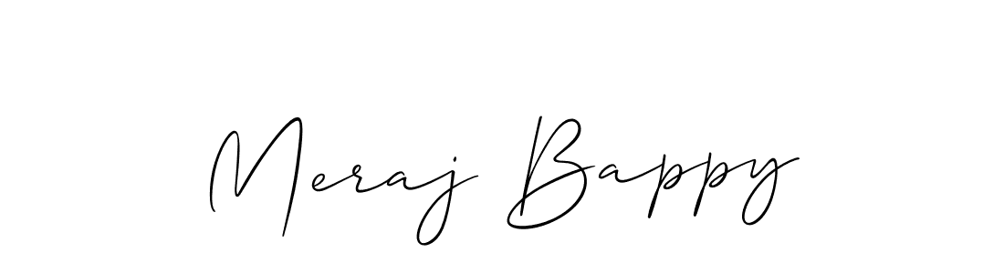 This is the best signature style for the Meraj Bappy name. Also you like these signature font (Allison_Script). Mix name signature. Meraj Bappy signature style 2 images and pictures png