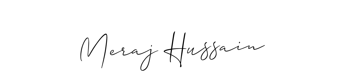 Meraj Hussain stylish signature style. Best Handwritten Sign (Allison_Script) for my name. Handwritten Signature Collection Ideas for my name Meraj Hussain. Meraj Hussain signature style 2 images and pictures png