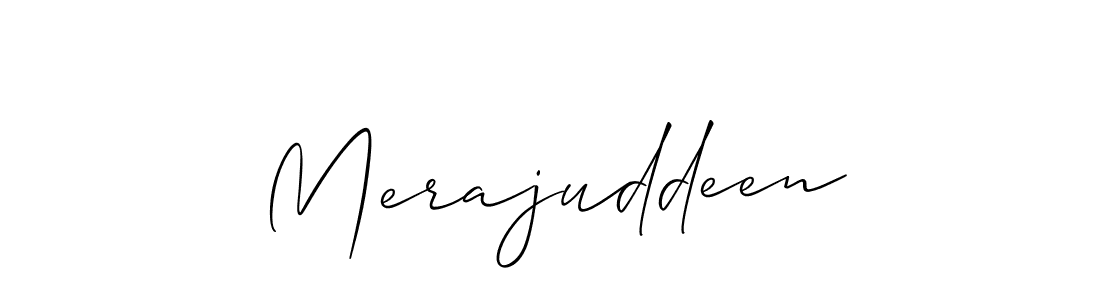 Allison_Script is a professional signature style that is perfect for those who want to add a touch of class to their signature. It is also a great choice for those who want to make their signature more unique. Get Merajuddeen name to fancy signature for free. Merajuddeen signature style 2 images and pictures png