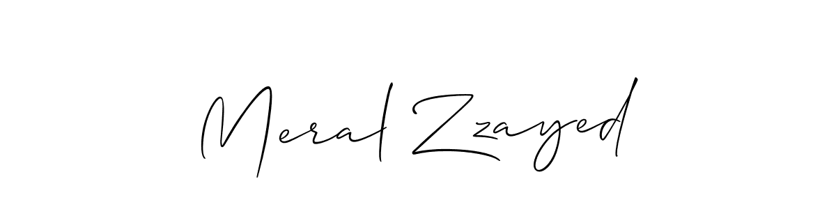 Check out images of Autograph of Meral Zzayed name. Actor Meral Zzayed Signature Style. Allison_Script is a professional sign style online. Meral Zzayed signature style 2 images and pictures png