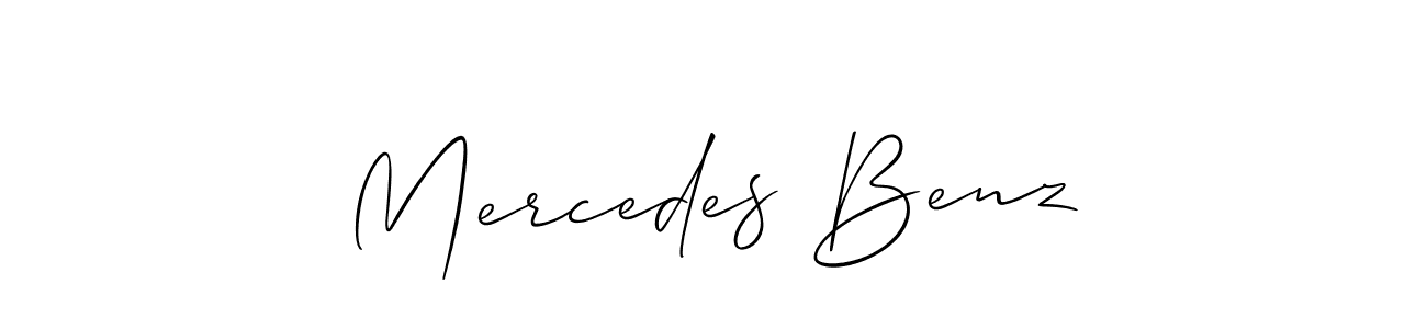 How to make Mercedes Benz signature? Allison_Script is a professional autograph style. Create handwritten signature for Mercedes Benz name. Mercedes Benz signature style 2 images and pictures png
