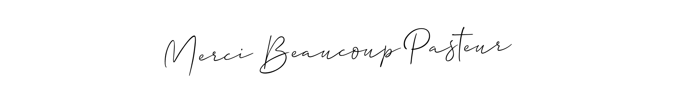 Similarly Allison_Script is the best handwritten signature design. Signature creator online .You can use it as an online autograph creator for name Merci Beaucoup Pasteur. Merci Beaucoup Pasteur signature style 2 images and pictures png