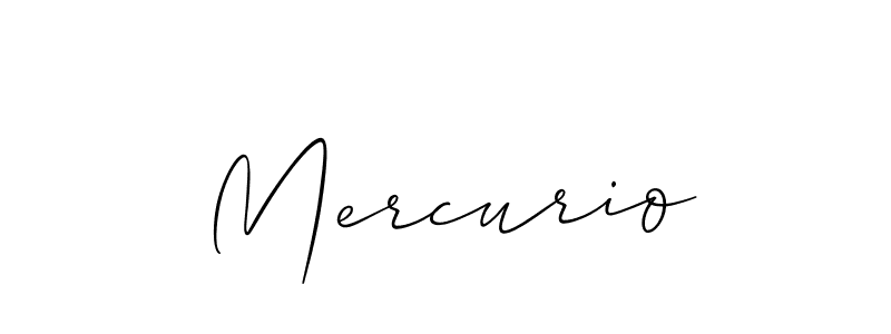 The best way (Allison_Script) to make a short signature is to pick only two or three words in your name. The name Mercurio include a total of six letters. For converting this name. Mercurio signature style 2 images and pictures png