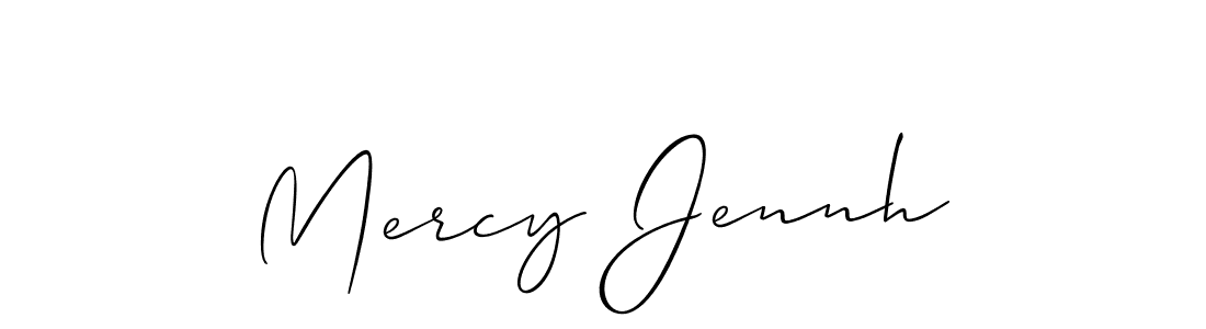 This is the best signature style for the Mercy Jennh name. Also you like these signature font (Allison_Script). Mix name signature. Mercy Jennh signature style 2 images and pictures png