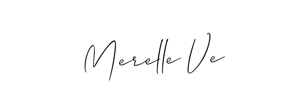 Make a beautiful signature design for name Merelle Ve. Use this online signature maker to create a handwritten signature for free. Merelle Ve signature style 2 images and pictures png