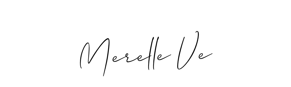 Check out images of Autograph of Merelle Ve name. Actor Merelle Ve Signature Style. Allison_Script is a professional sign style online. Merelle Ve signature style 2 images and pictures png