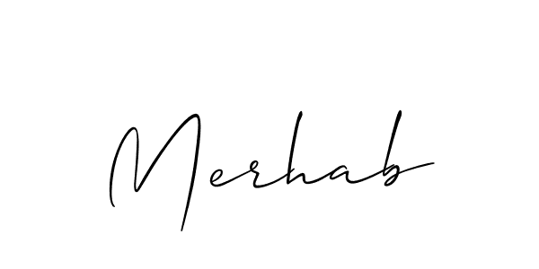 Make a short Merhab signature style. Manage your documents anywhere anytime using Allison_Script. Create and add eSignatures, submit forms, share and send files easily. Merhab signature style 2 images and pictures png