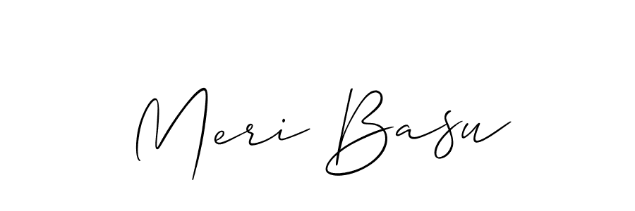 You can use this online signature creator to create a handwritten signature for the name Meri Basu. This is the best online autograph maker. Meri Basu signature style 2 images and pictures png