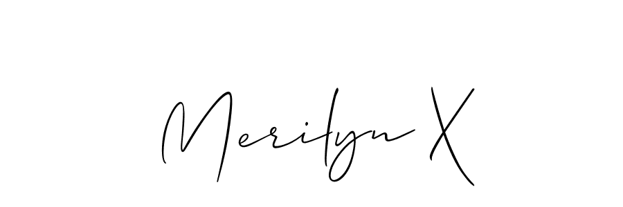 Make a short Merilyn X signature style. Manage your documents anywhere anytime using Allison_Script. Create and add eSignatures, submit forms, share and send files easily. Merilyn X signature style 2 images and pictures png