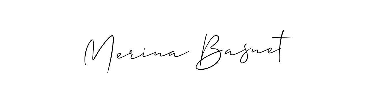Make a beautiful signature design for name Merina Basnet. Use this online signature maker to create a handwritten signature for free. Merina Basnet signature style 2 images and pictures png