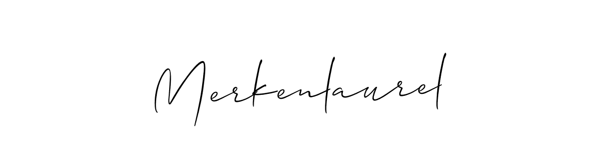 Best and Professional Signature Style for Merkenlaurel. Allison_Script Best Signature Style Collection. Merkenlaurel signature style 2 images and pictures png