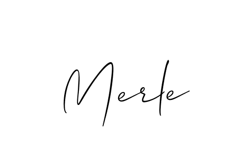 Make a beautiful signature design for name Merle. Use this online signature maker to create a handwritten signature for free. Merle signature style 2 images and pictures png