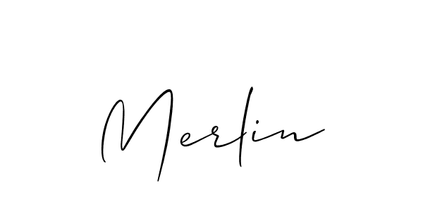 Also we have Merlin name is the best signature style. Create professional handwritten signature collection using Allison_Script autograph style. Merlin signature style 2 images and pictures png