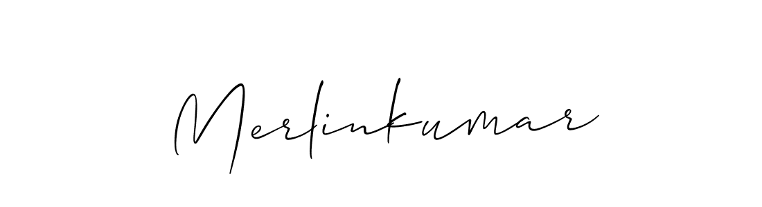 You should practise on your own different ways (Allison_Script) to write your name (Merlinkumar) in signature. don't let someone else do it for you. Merlinkumar signature style 2 images and pictures png