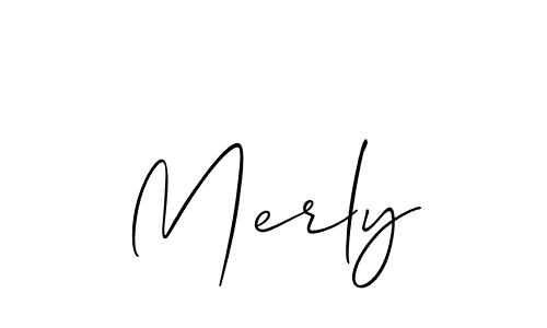 if you are searching for the best signature style for your name Merly. so please give up your signature search. here we have designed multiple signature styles  using Allison_Script. Merly signature style 2 images and pictures png