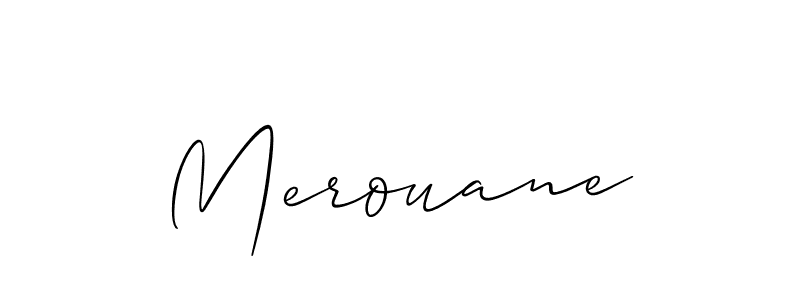 You should practise on your own different ways (Allison_Script) to write your name (Merouane) in signature. don't let someone else do it for you. Merouane signature style 2 images and pictures png