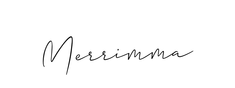 Best and Professional Signature Style for Merrimma. Allison_Script Best Signature Style Collection. Merrimma signature style 2 images and pictures png