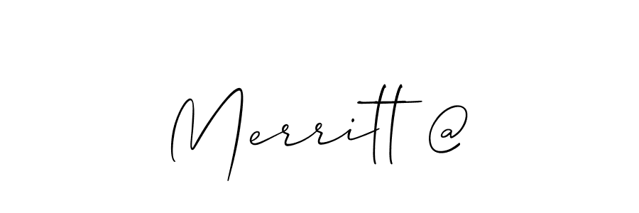 You can use this online signature creator to create a handwritten signature for the name Merritt @. This is the best online autograph maker. Merritt @ signature style 2 images and pictures png