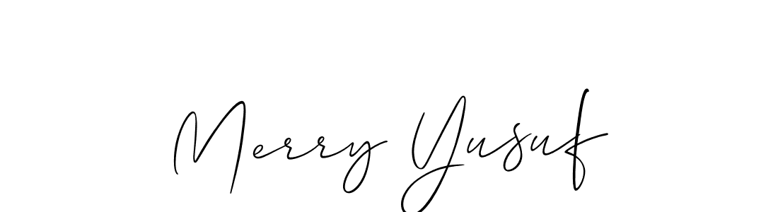 Similarly Allison_Script is the best handwritten signature design. Signature creator online .You can use it as an online autograph creator for name Merry Yusuf. Merry Yusuf signature style 2 images and pictures png