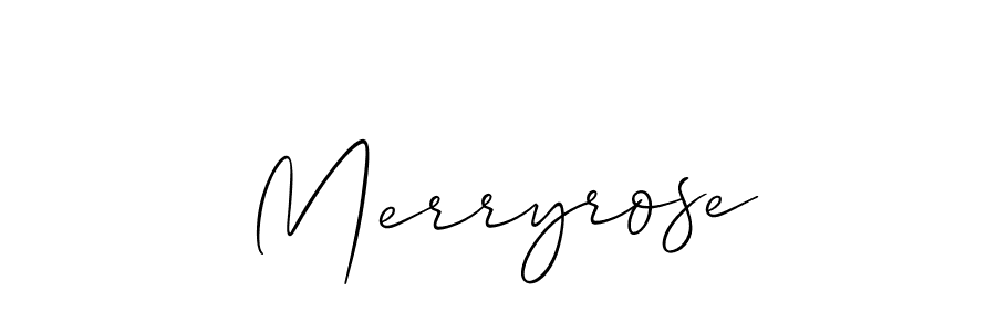 Similarly Allison_Script is the best handwritten signature design. Signature creator online .You can use it as an online autograph creator for name Merryrose. Merryrose signature style 2 images and pictures png