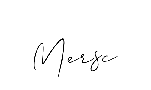 Best and Professional Signature Style for Mersc. Allison_Script Best Signature Style Collection. Mersc signature style 2 images and pictures png