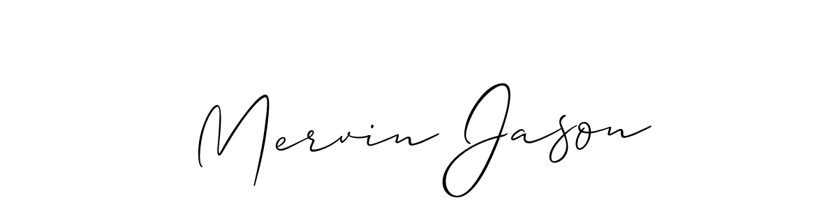 How to Draw Mervin Jason signature style? Allison_Script is a latest design signature styles for name Mervin Jason. Mervin Jason signature style 2 images and pictures png